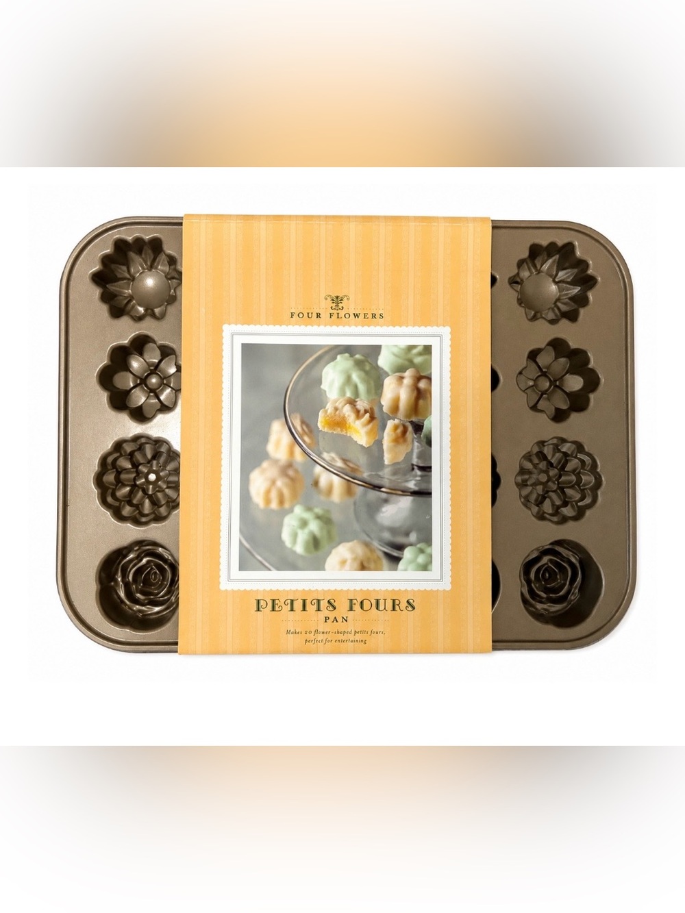 William Sonoma Nordic Ware Flower Petits Fours Pan NWT